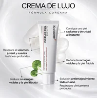 Crème tout-en-un Koriderm+ Time Reversal 50ml, crème pour le visage originale coréenne, centella asiatica, acide hyaluronique, blanchissant, anti-âge, crème pour les yeux 5