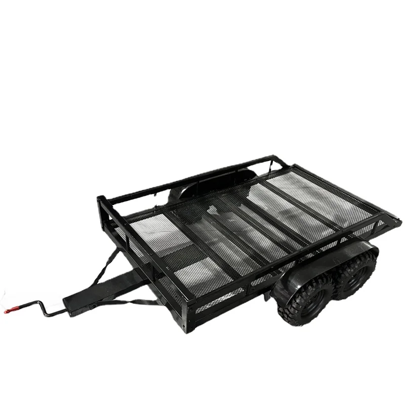 Metal trailer bucket is suitable for 1/10 rc Crawler car models and can be used for SCX10 TRX4 TRX6