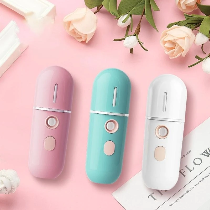 Hydrator Sprayer Nebulizer Women Beauty Instruments Home Mini USB Rechargeable Humidifier Face Steamer Skin Care