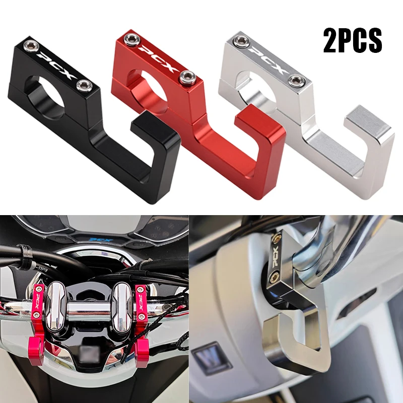 

2PCS Motorcycle Hook Helmet Luggage Bag Hook Holder Hanger Hooks For Honda PCX125 PCX150 PCX160 PCX 125 PCX 160 PCX 150