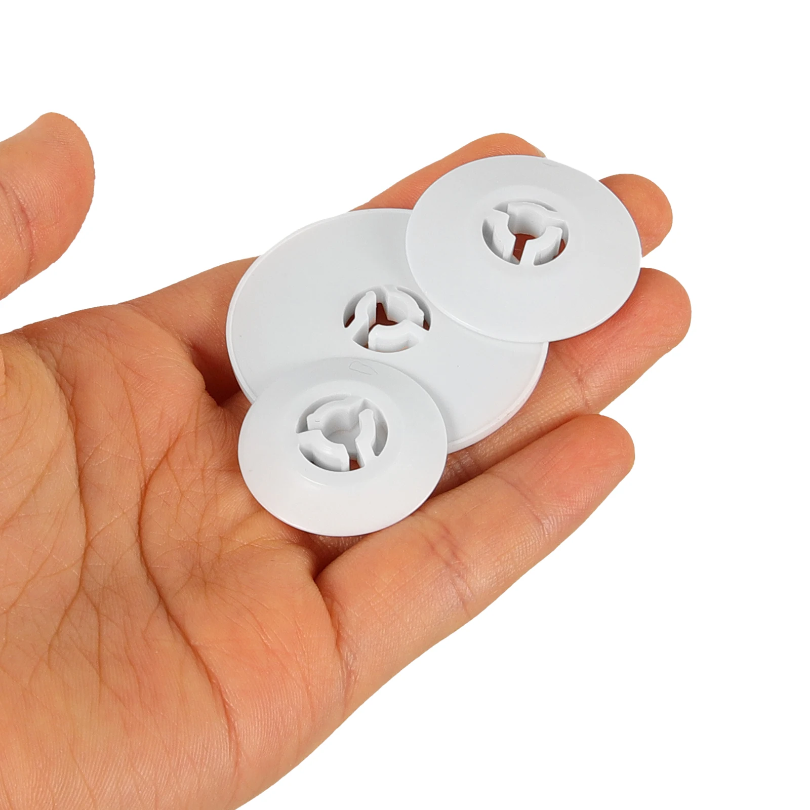 

3pcs Spool Caps Sewing Machine Sewing Machine Supplies Accessories Thread Organizer Plastic Durable White Parts