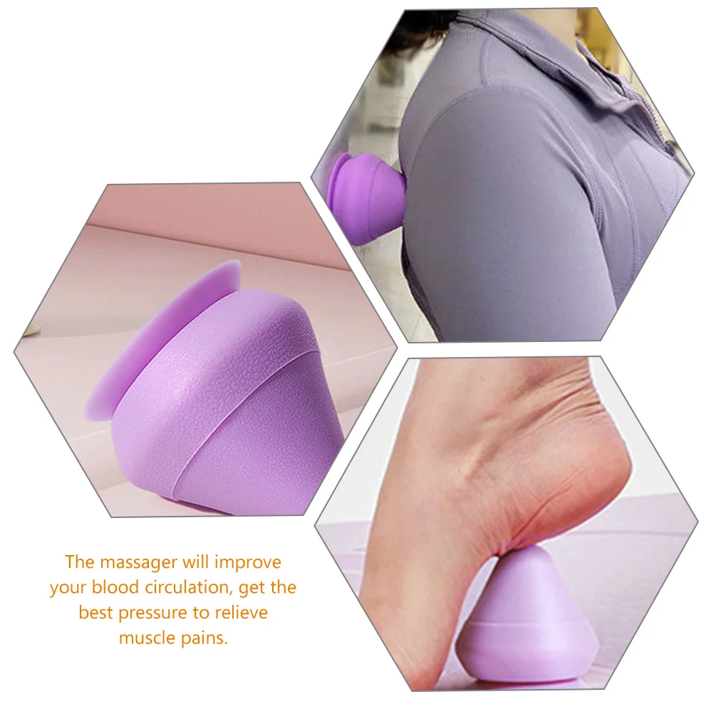 

Massage Yoga Ball Spiky TPE Muscle Massager for Back Neck Deep Tissue Pain Relief Suction Cup Self Massage Balls Manual