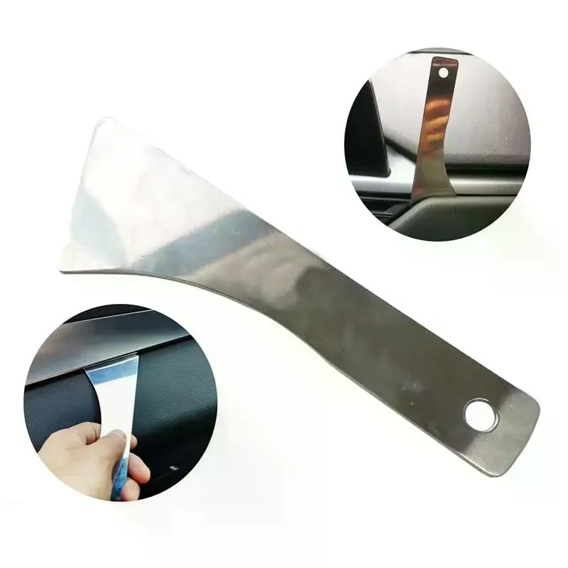 Stainless Steel Scraper Ultra Sharp Scrapers Remove Residue From Steel, Aluminum And More Ends Offer Extra Leverage