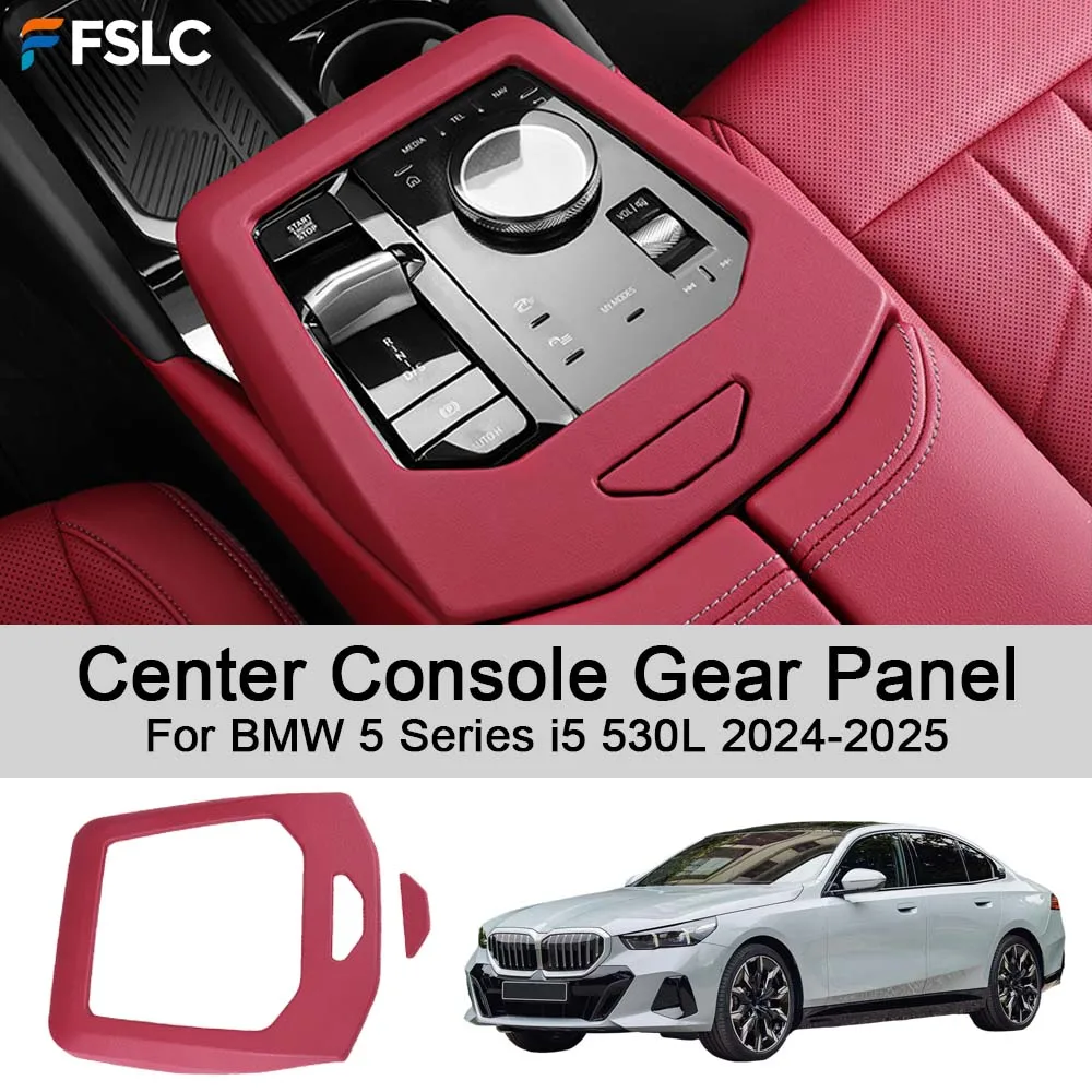 

Cars Accessories Center Console Gear Panel For BMW 5 Series i5 530L 2024-2025 Car Decoration Upgrade Protective Cover