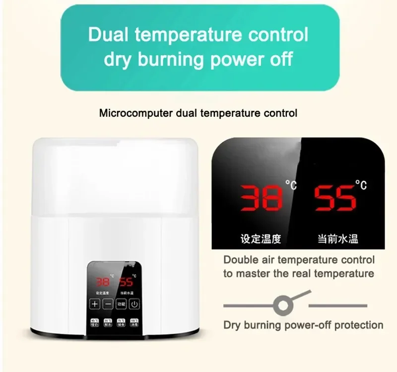 Multi-função aquecedor de garrafa de enfermagem do bebê esterilizador recém-nascido amamentação aquecedor de garrafa de leite com controle de temperatura preciso