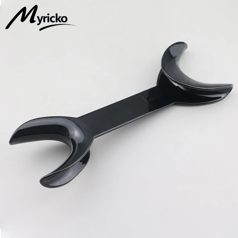 Myricko 2 size Dental Intraoral Lip Cheek Retractor Double Head Lip Retractor Dental Orthodontic Mouth Opener Dentist Tools