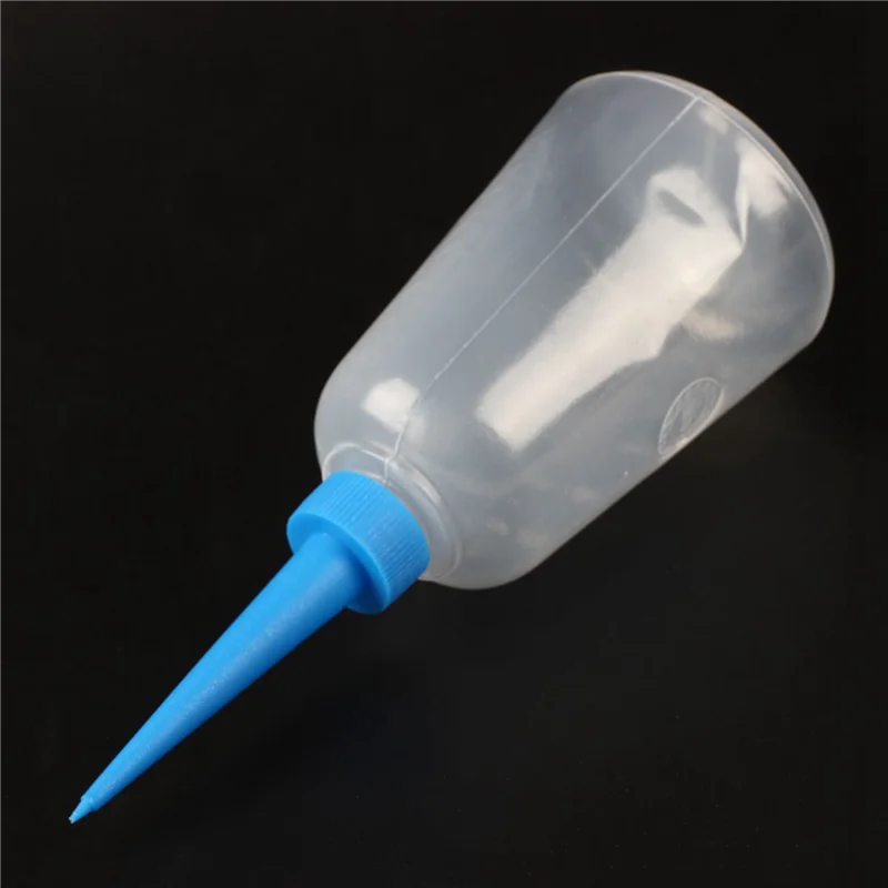 A20M 3X، 250 مل زجاجة توزيع الغراء السائل البلاستيكية البيضاء والأزرق