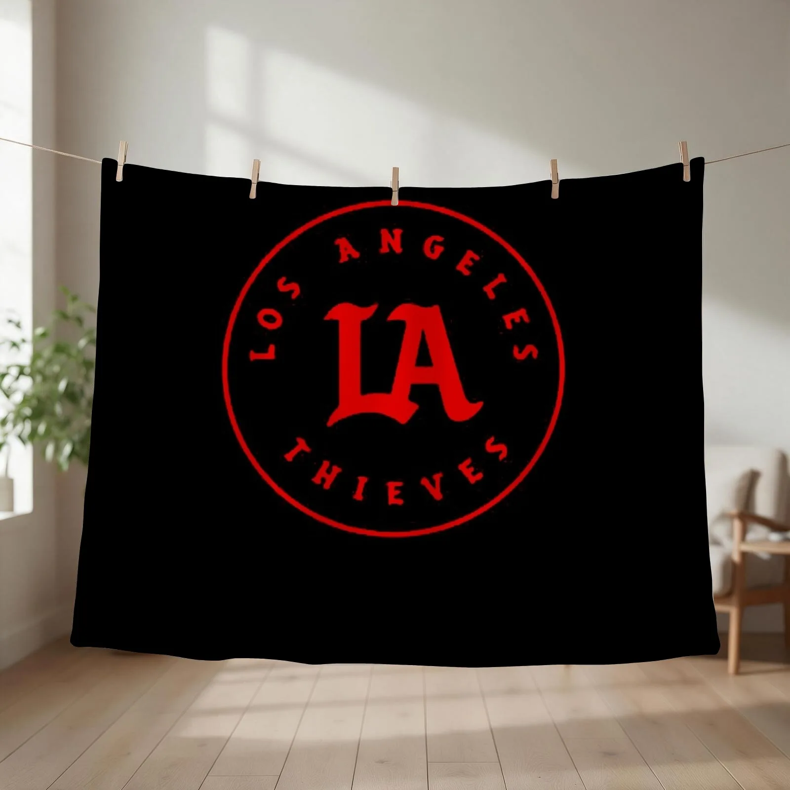 La Thieves Merch Thieves Los Angeles LA Throw Blanket Multi-Purpose Thermals For Travel Beautifuls Summer Beddings Blankets