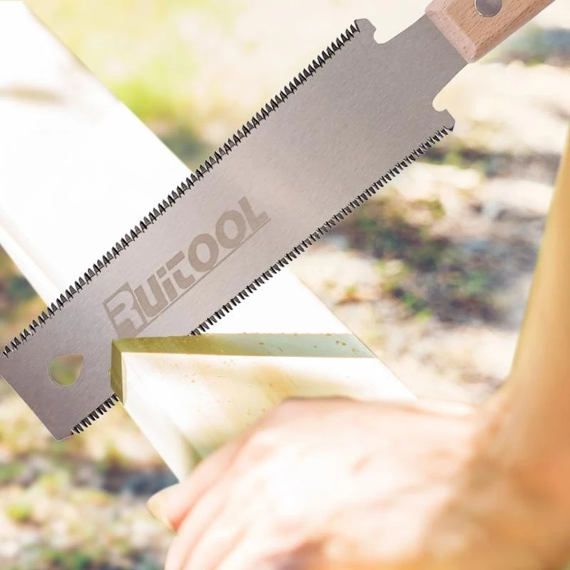 Japanese Double-sided Portable Mini Flush Cut for Razor for Sharp Steel Blade for Woodworking 12
