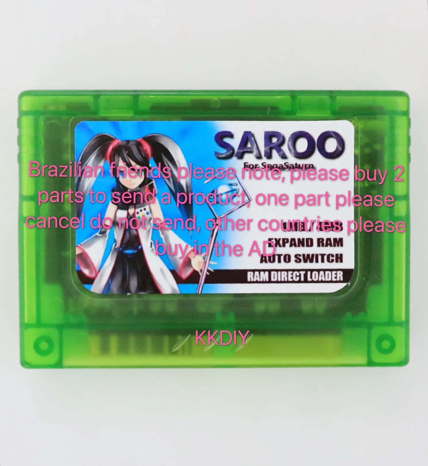 SAROO for Brazil-Console do  Saturn, Jogo Retro, 1.37 Ver SS, Everdrive