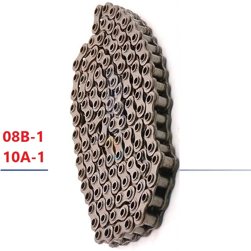 Hollow Pin Chain 08B/10A Carbon Steel Short Pitch Roller Chain For Industrial Transmission Hollow Chain