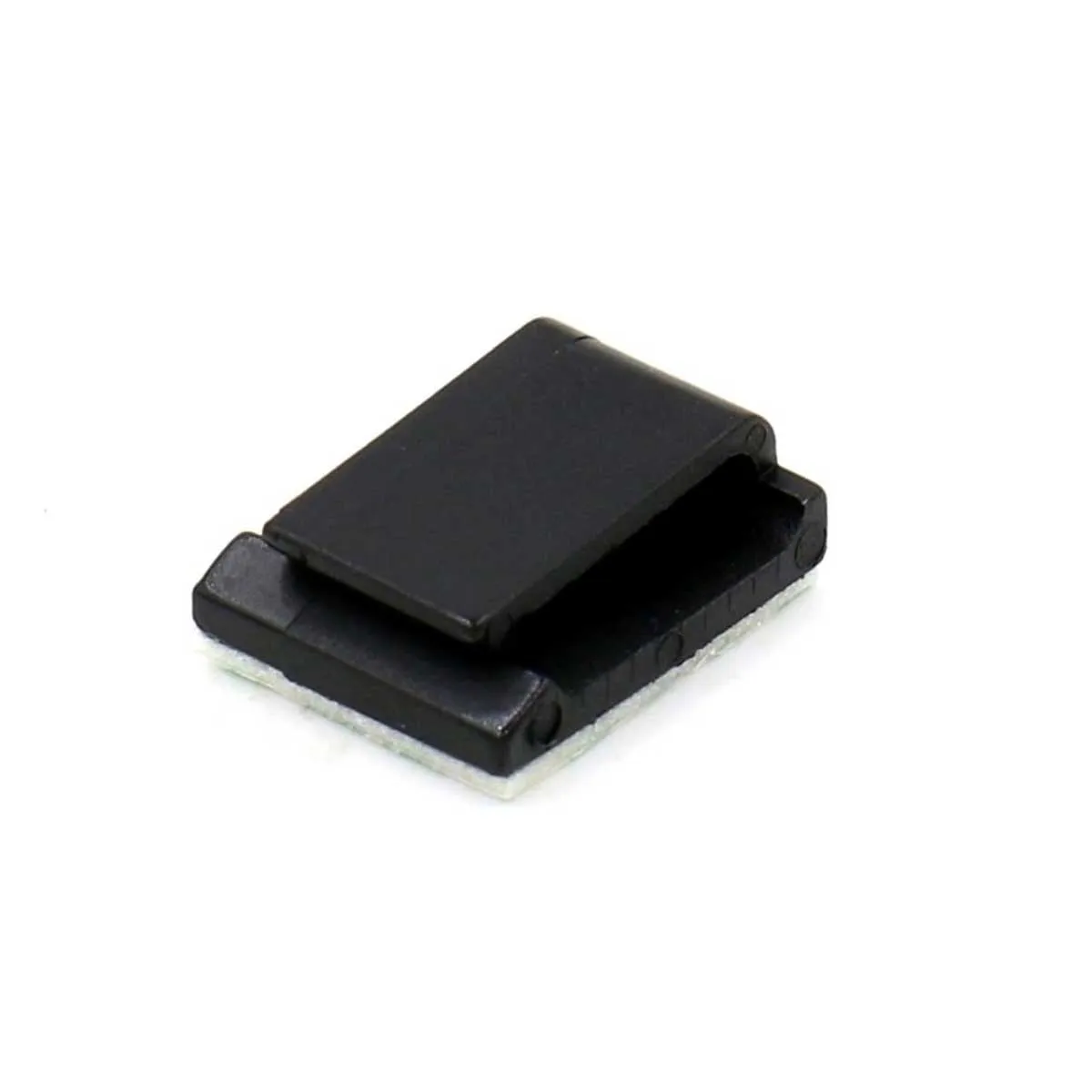 

100 Pieces Fixed Seat Cable Tie Downs Double Sided Tape Data Chase Wire Bracket Adhesive Management