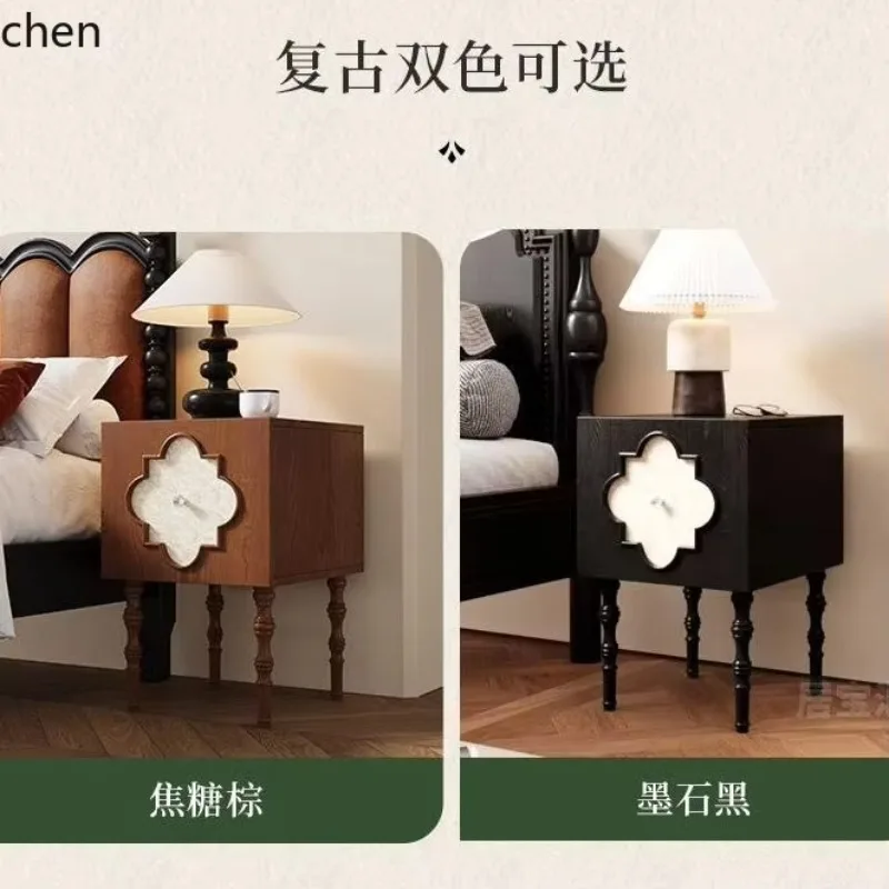 DSA  Bedside Table Artistic Four-Leaf Sofa Side Cabinet Bedroom Bedside