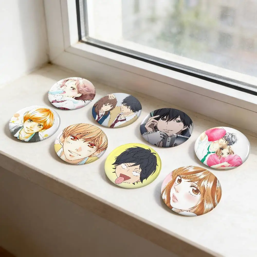 Broches Minimalistas y Exquisitos de Anime A-Ao Haru Ride: Elegantes Insignias y Pines para Solapa, Accesorios para Bolsos, Regalos Prácticos y Souvenirs