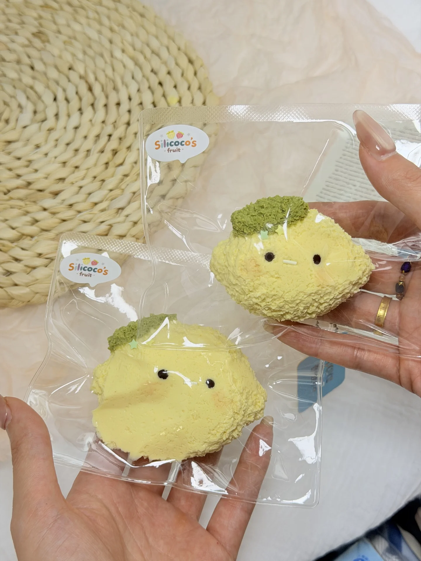 Silicoco Fruit Series Seaweed Lemon Stress Relief Silicone Toy Slow Rebound Soft Squishy Relieves Anxiety #Nulala100003