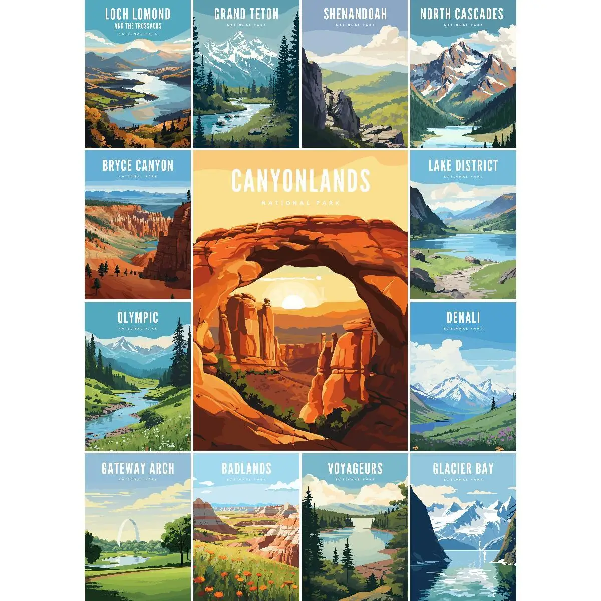 Channel Islands National Park Poster Nature  Travel Prints USA Wall Decor Collection