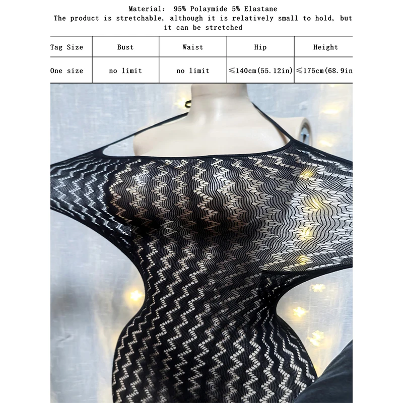 Mesh Beach Cover Up Dress Women hollow Out Sheer Fishnet Bodycon Dress Sexy Music Festival Rave Outfit Swimwear Coverups - view 2