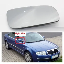 Righ Side Mirror Glass For Skoda Superb B5 2001 2002 2003 2004 2005 2006 2007 2008 Car-Stying Door Side Rear Heated Mirror Glass