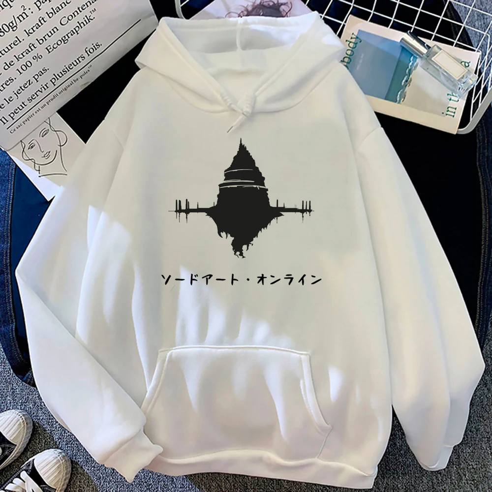 

Sword Art Online hoodies women anime japanese vintage harajuku Pullover women japanese Hooded Shirt