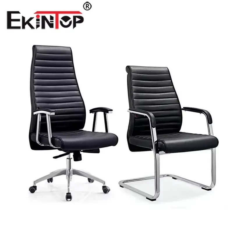 for Modern Luxury Executive PU Office Chair Ergonomic Wooden Frame Swivel Leather Computer Desk Chair for Home Office Use