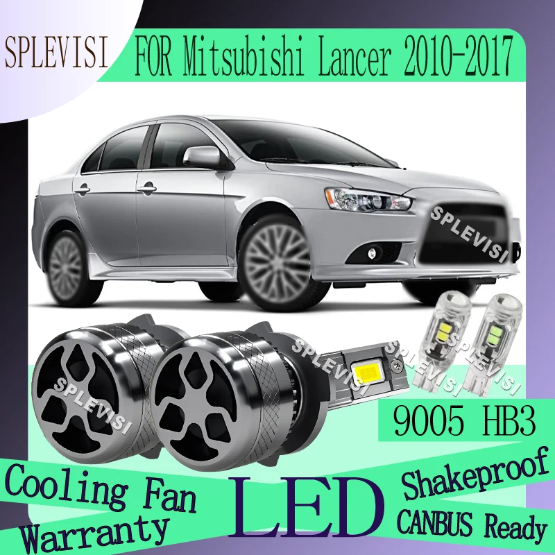 

2PCS Anti Vibration Reliable Night Lighting Warranty High Beam For Mitsubishi Lancer 2010 2011 2012 2013 2014 2015 2016 2017