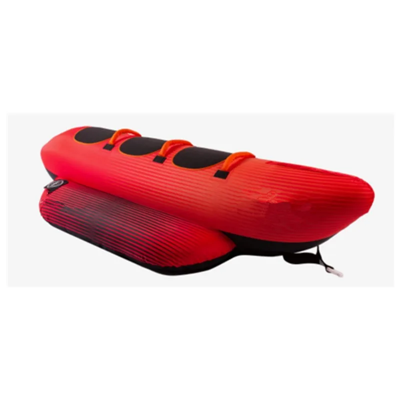 Inflatable triple banana boat
