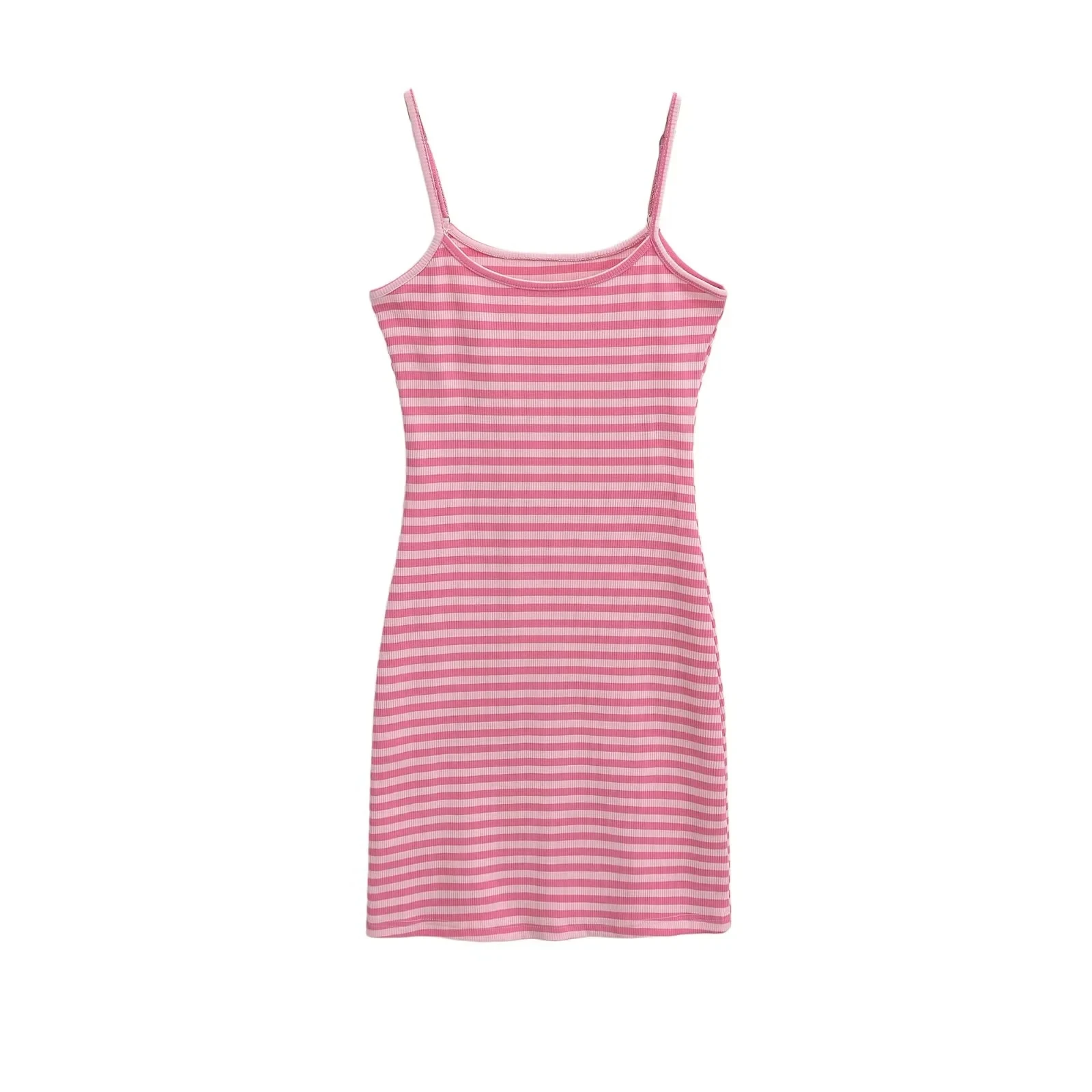 الرغبة النقية مثير بال الوردي مخطط Strapl Dr المرأة التخسيس الخصر عالية الخصر ort تنورة الصيف لباس غير رسمي