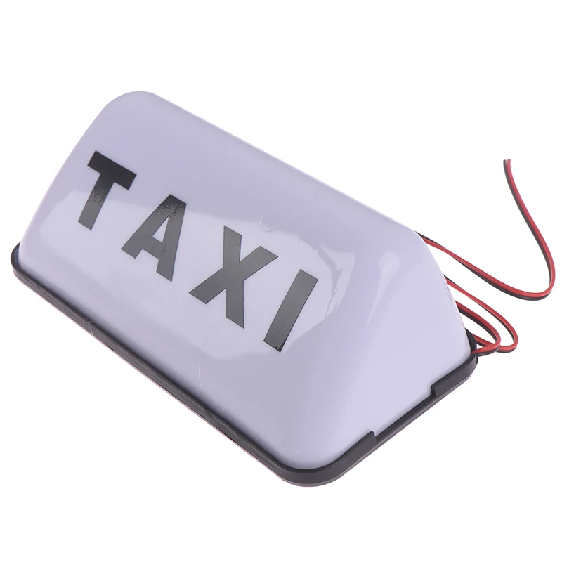 New 12V Waterproof Taxi Sign Cab Roof Top Topper Magnetic Car Sign Lamp High Visibility