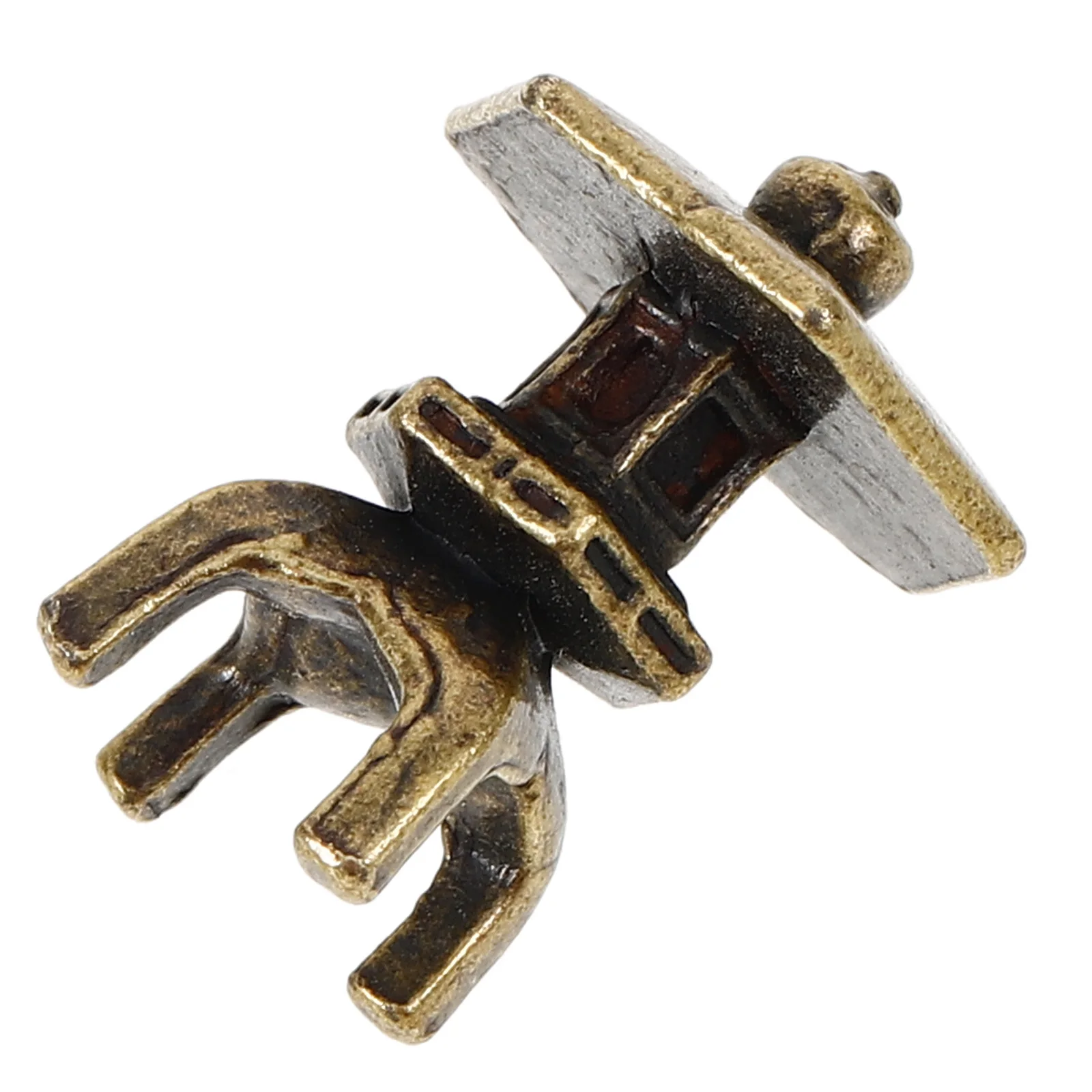 

Mini Pavilion Statue Copper Bonsai Decoration Micro Landscape Garden Decor Indoor Outdoor Pavilion Ornament Garden Statue