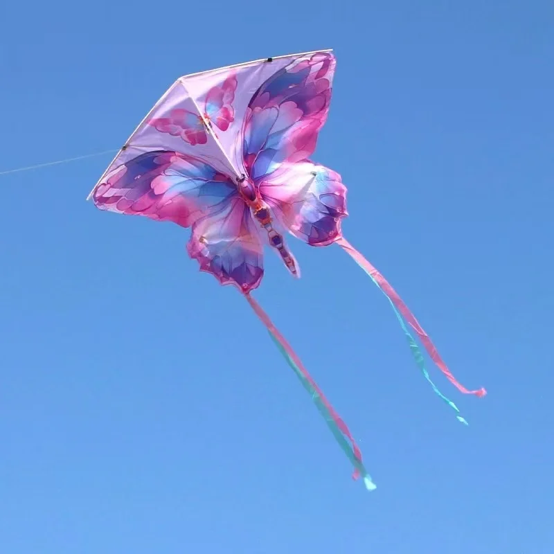Vlindervlieger voor kinderen vliegers fabriek strandsport spelen vogel Vliegerlijn koinobori Vlieger surfen flowform Chinese vliegerstof