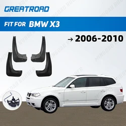 For BMW X3 2006 2007 2008 2009 2010 Mudguard Mud Flaps Guard Splash Flap Mudguards Fender Car Accessories