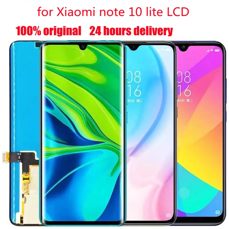 

AMOLED for xiaomi mi note 10 note 10 pro LCD display Touch screen digitizer for mi note10 lite cc9 pro LCD