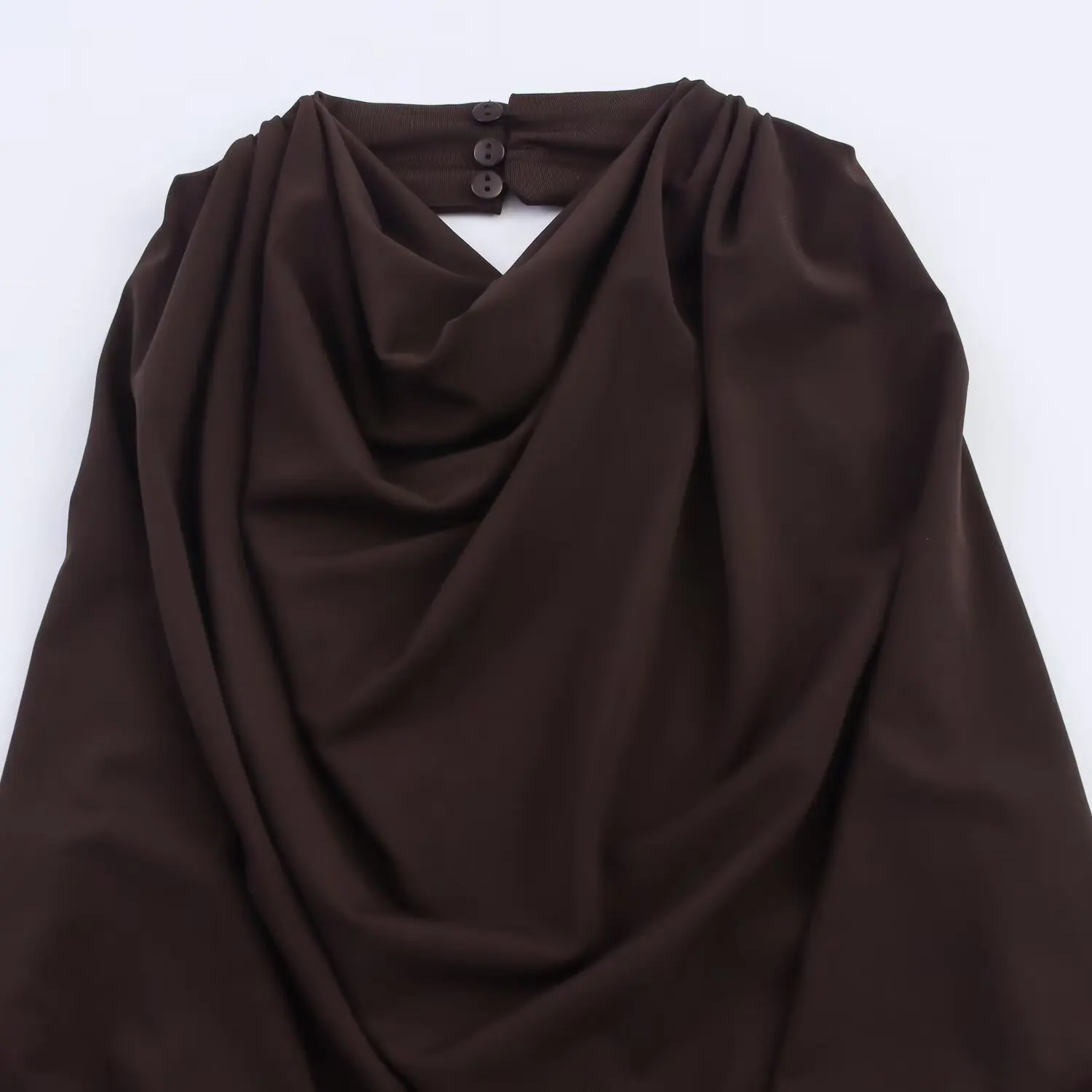 BSK&TRAF2025 damski letni nowy casualowy modny strój hot girl bez rękawów z dekoltem typu halter krótki plisowany top na ramiączkach