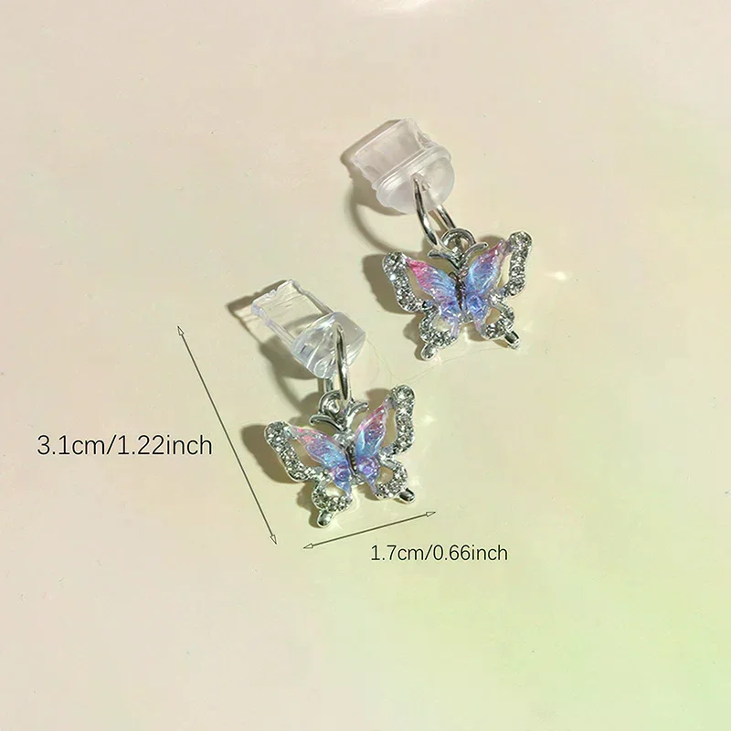 

Butterfly Phone Dust Plug Hanging Ornament Mobile Pendant Decoration For Phone Accessories For Type-C/Micro USB Port Dust Plug