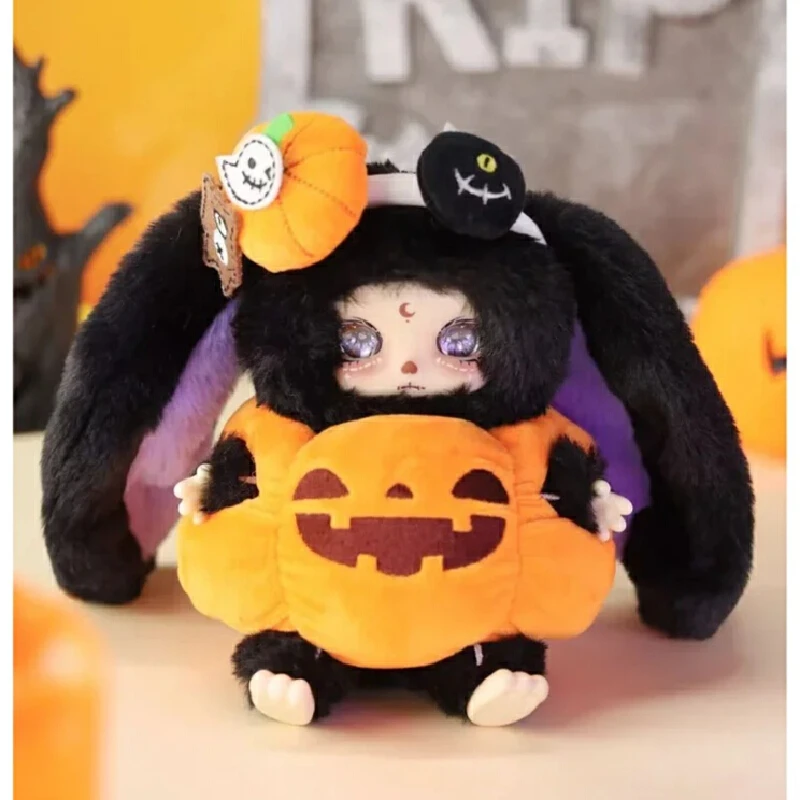 

Официальная серия LOKIKI Trick-or-Treat, модная игрушка, слепая коробка-скелет тыквы, милая фигурка, коллекционная кукла, подарок на Хэллоуин, новинка