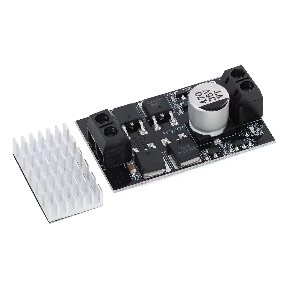 10A High-Power DC Motor Drive Module with PWM Speed Control, Bidirectional Rotation, Wide Voltage Range, and High Current