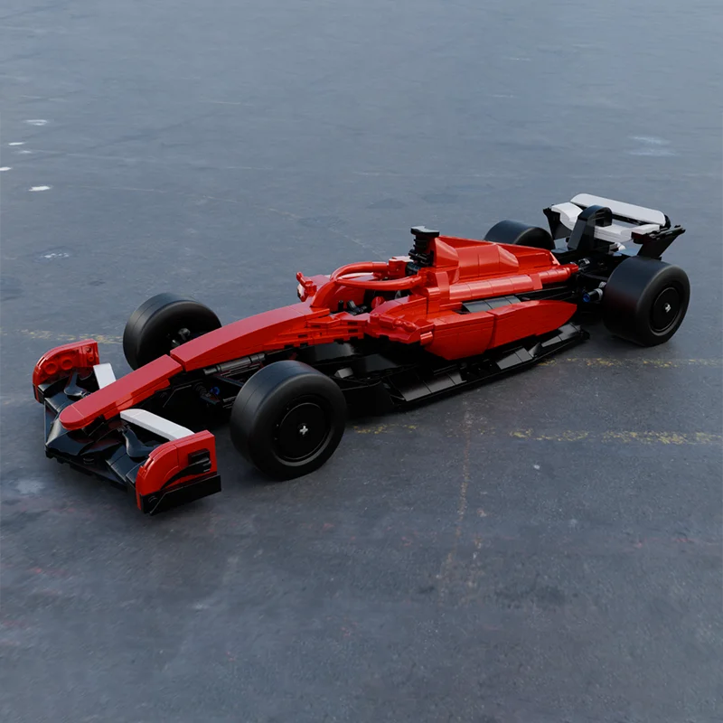 

874pcs MOC Formula1 SF25 Classic Collection Model Building Blocks Advanced Build Pack Premium Detailed Activity Elite Toy Gift