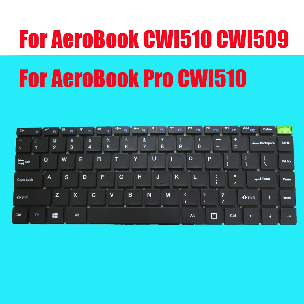 English Czech Keyboard For Chuwi For AeroBook 13.3 CWI510 CWI509 For AeroBook Pro 13.3 CWI510 US CZ Without Backlit New