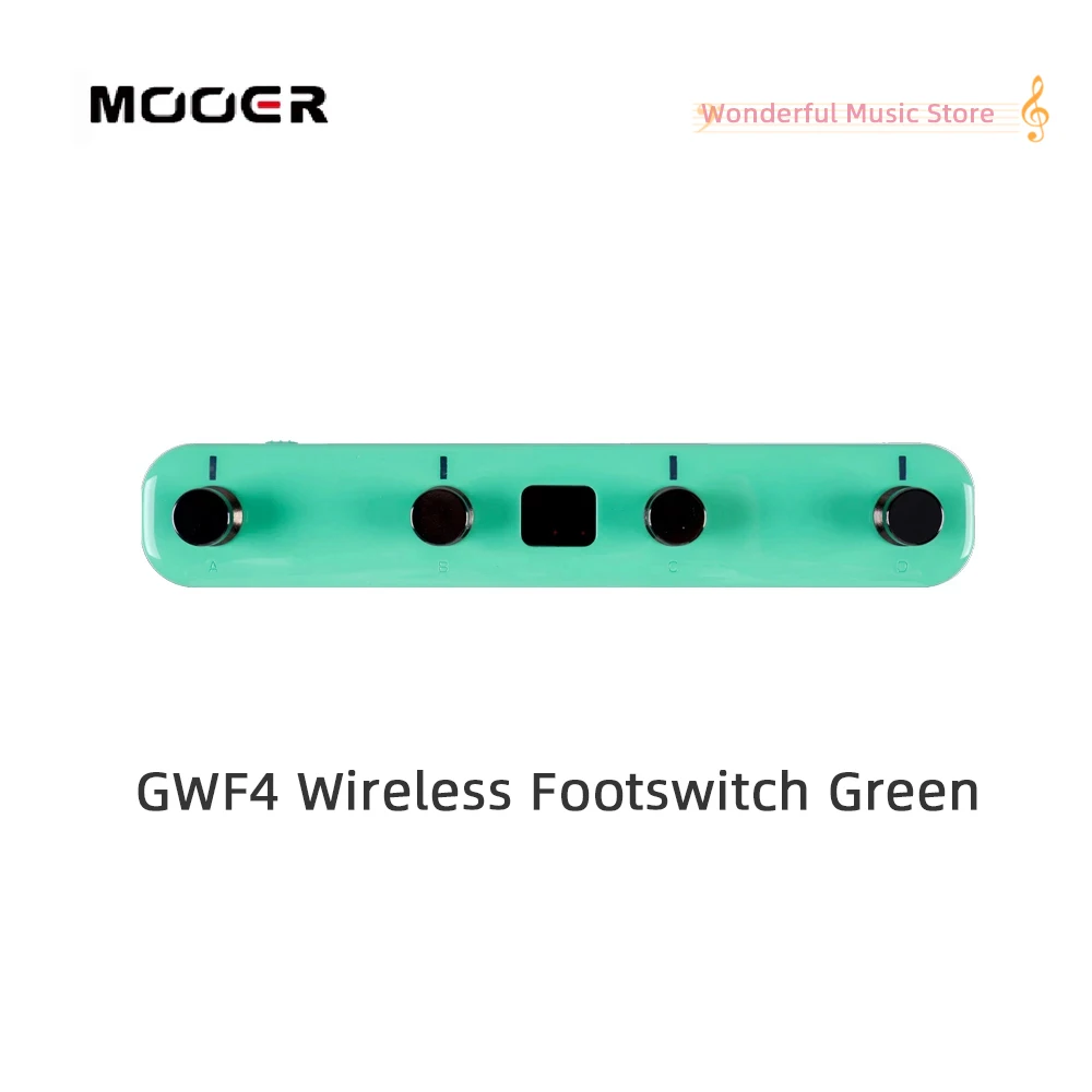 Mooer Prime P1 New Color Green Pink Guitar Pedal Smart Multi-Effect Built-In 126 Effects 40 Drum Machine, Gtrs Foot Switch GWF4