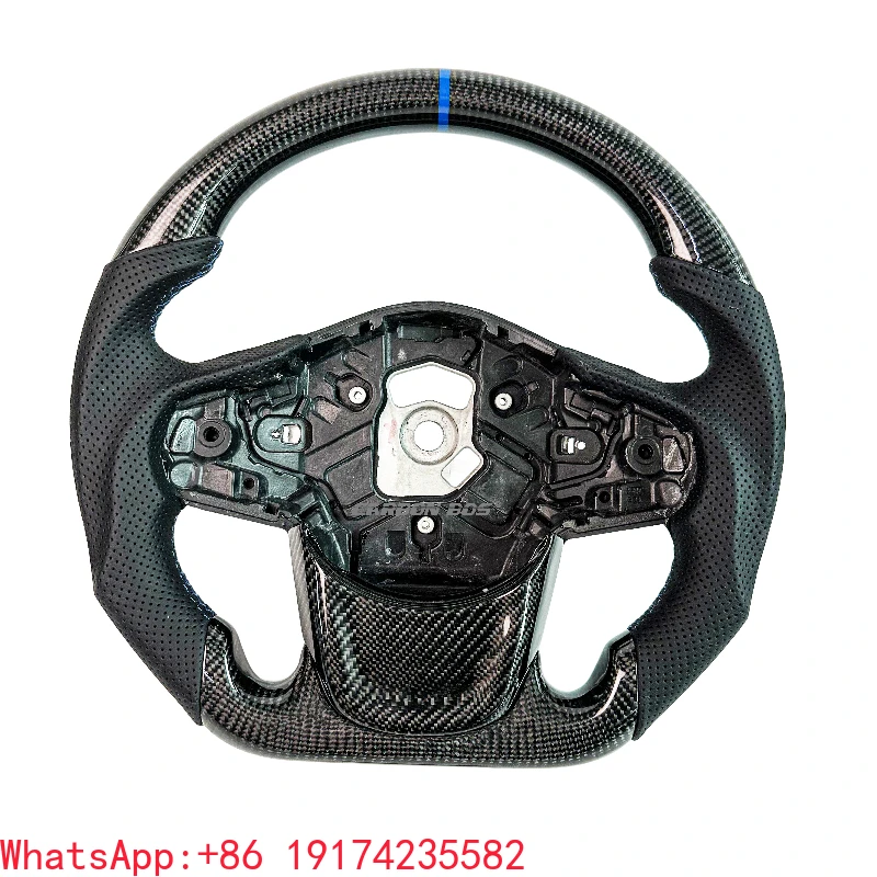 

Customized Sports Carbon Fiber Steering Wheel for Toyota Supra GR Supra A90 A91 MKV