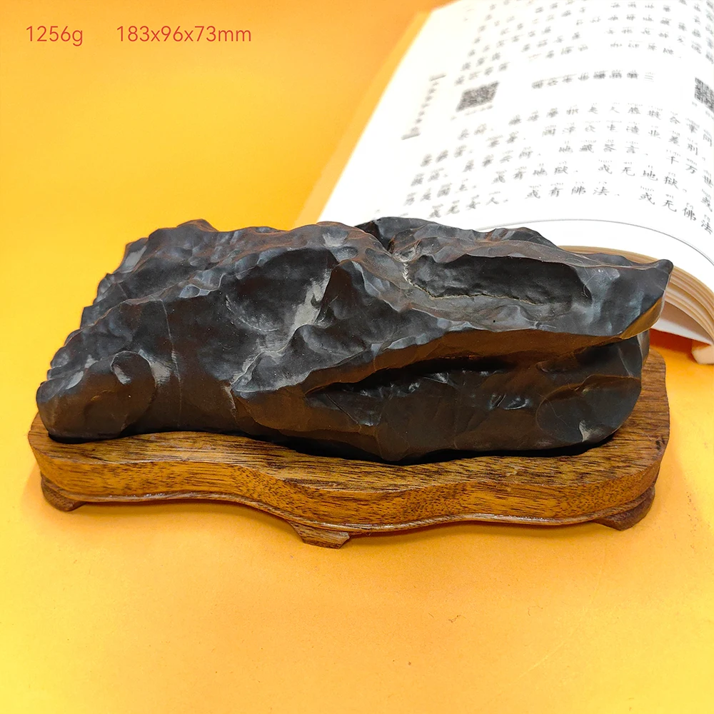 

MTBUY 1PC Suiseki Stone Cadeau Homme Sculpture Stone Collection Asian Natural Stone Office Decoration Rough Stone Mountain Rock