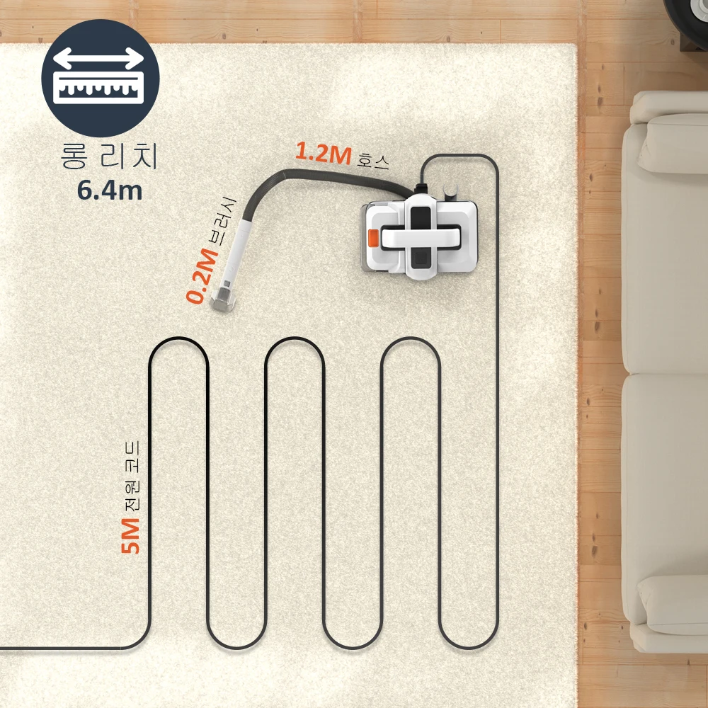 MAMNV W05 Spot-Teppichreiniger, 15 kPa, handgehalten, kabelgebunden, tragbare Nassstoff-Reinigungsmaschine, Teppich-Sofa-Reinigung,