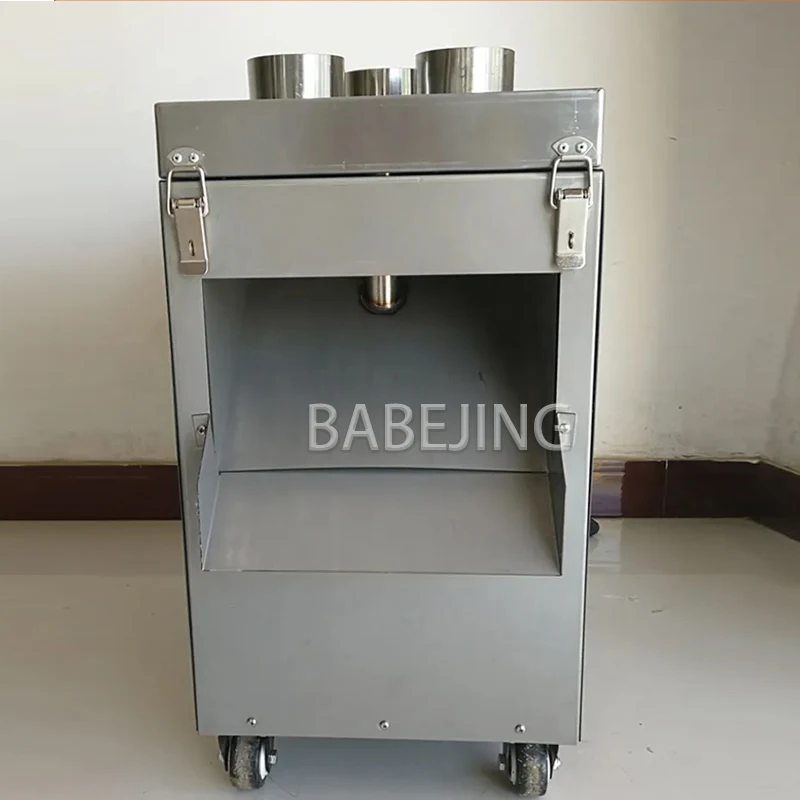 آلة قطع الجزر الكهربائية الصناعية المصنوعة من الفولاذ المقاوم للصدأ من BABEJING، آلة تقطيع شرائح جذر لحم الخنزير واللوتس