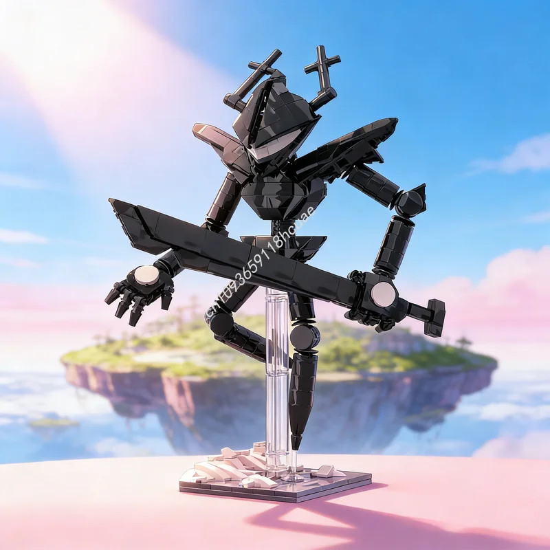 471 elementów MOC Krzykliwy Rycerz Deltarune Gry Model Klocki Konstrukcyjne Architektura Zabawka Cegła Pomysł na Prezent Świąteczny Urodzinowy