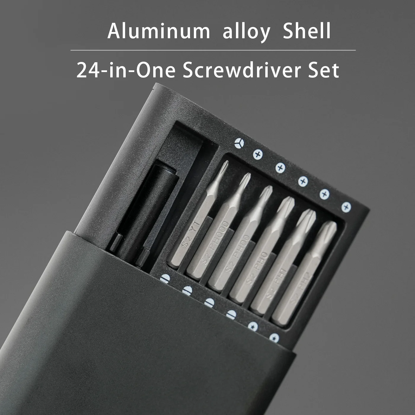 Zestaw wkrętaków precyzyjnych 24 w 1 — nieładowane ręczne końcówki stalowe, wielofunkcyjny zestaw naprawczy magnetyczny ze stopu aluminium