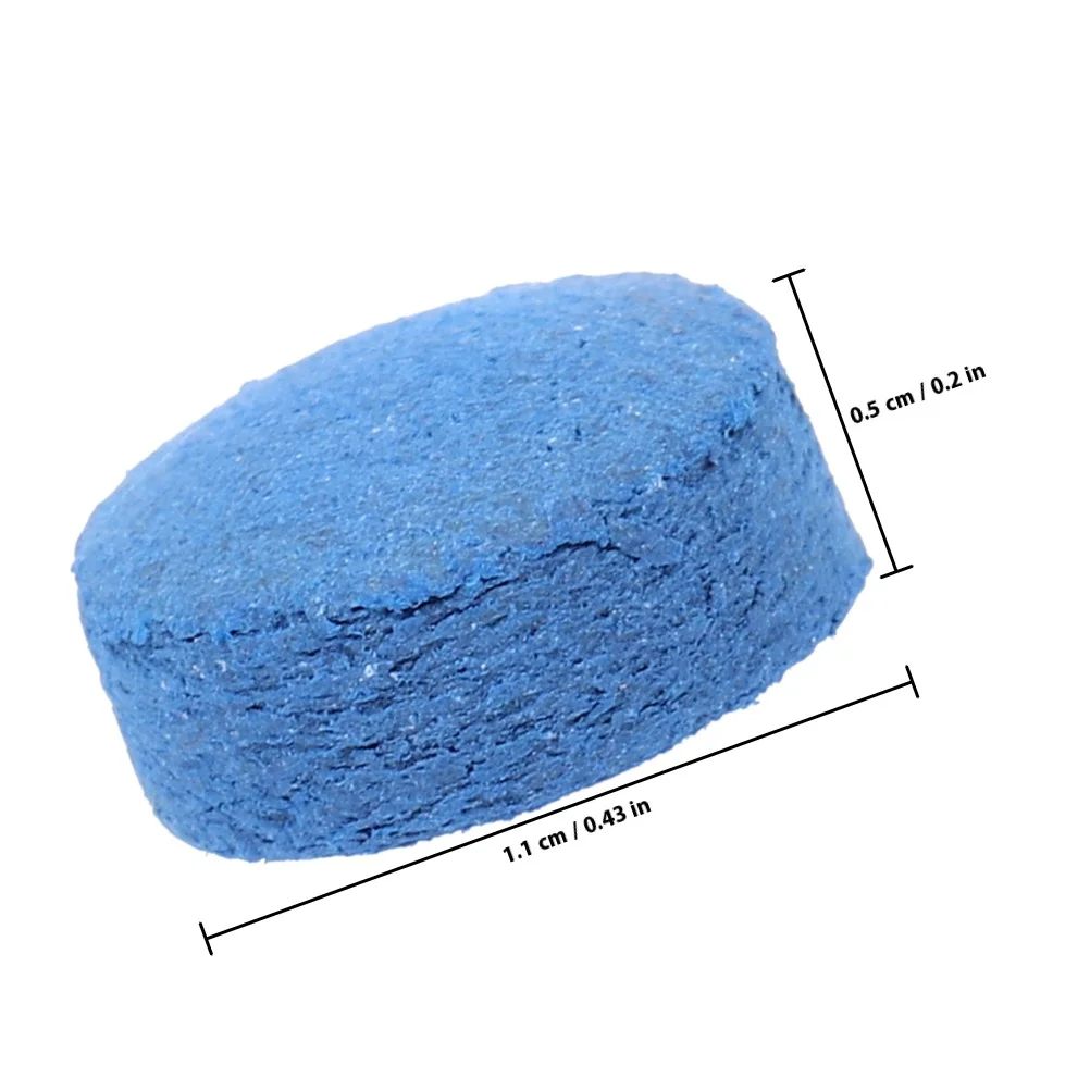 50 Pcs Pool Sticks Tips Light Blue Pom Poms for Crafts Ball Snooker Replacement Billiard Cues