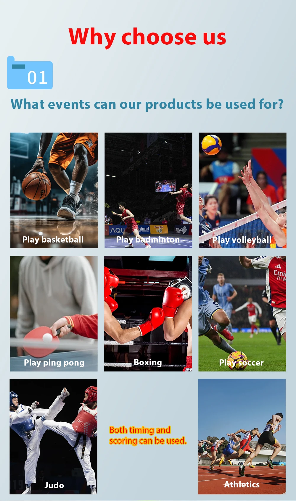 Draagbare Scorer LED-display Scorebord Basketbal Volleybal Worstelen Scoren Timing Desktop Scorer met standaard