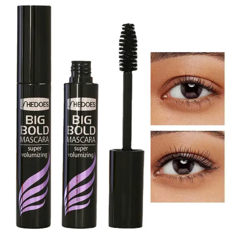 Mascara arricciante naturale Mascara per ciglia a lunga durata strumento per il trucco Mascara allungante spesso arricciante naturale per trasformare il tuo