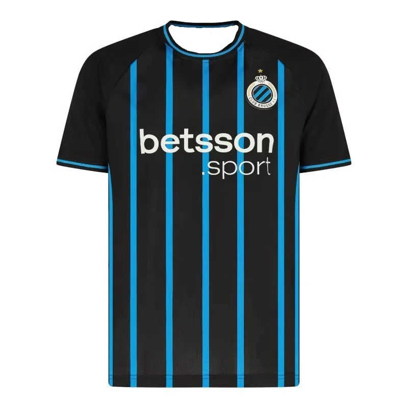 2025 جديد نادي بروج K.V Home_Away قمصان كرة القدم تي شيرت ثلاثية الأبعاد مطبوعة قصيرة الأكمام تي شيرت رياضي نفس الكبار والأطفال #1