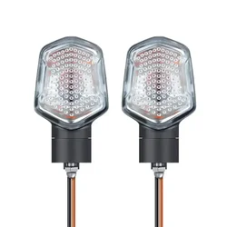 2Pcs Motorbike Blinker Front Rear Universal Moto Accessories Signal Lamp DC 12V Motorcycle LED Turn Signal Lights for MSX125 M3